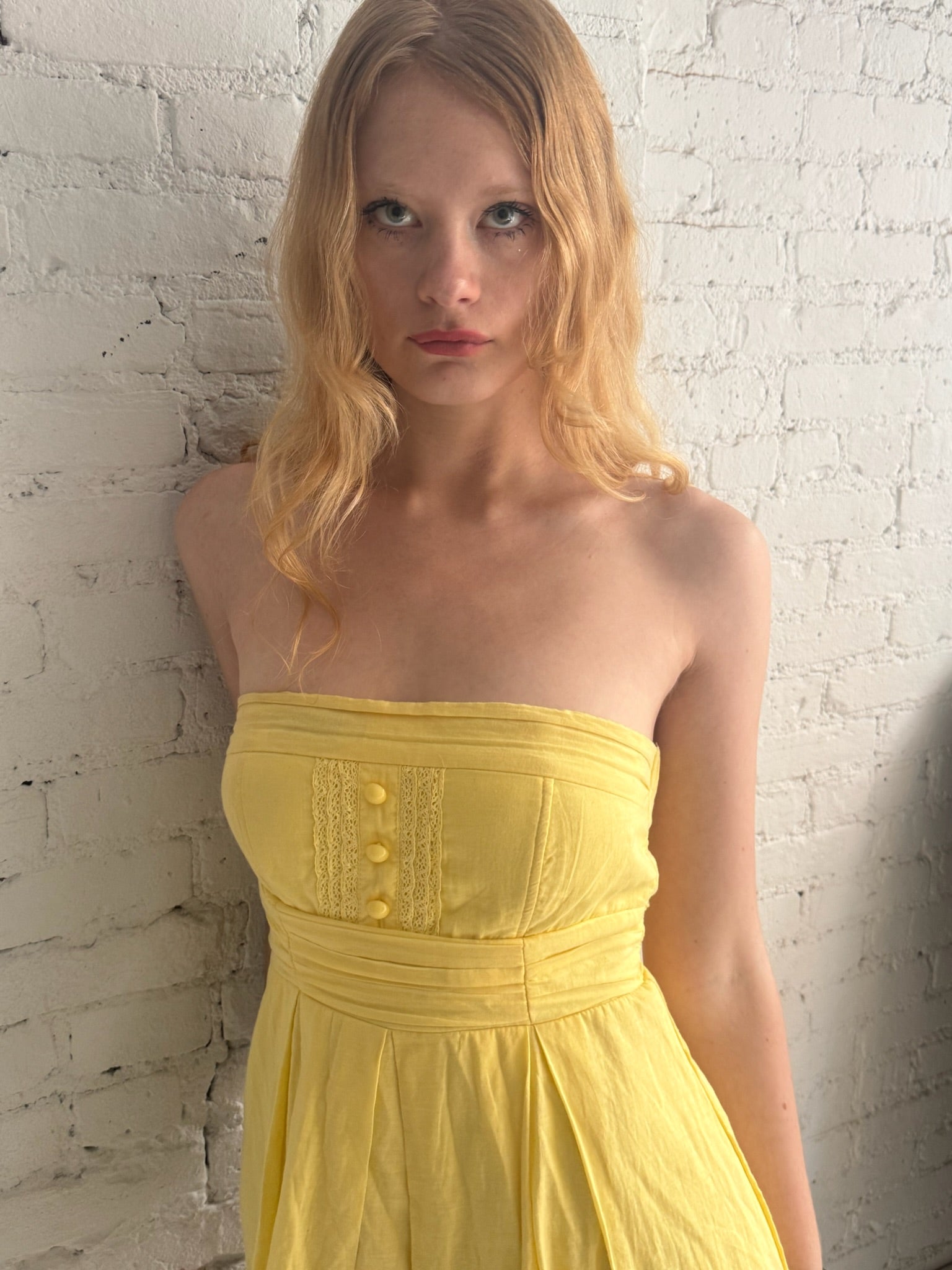 Vintage Yellow Dress