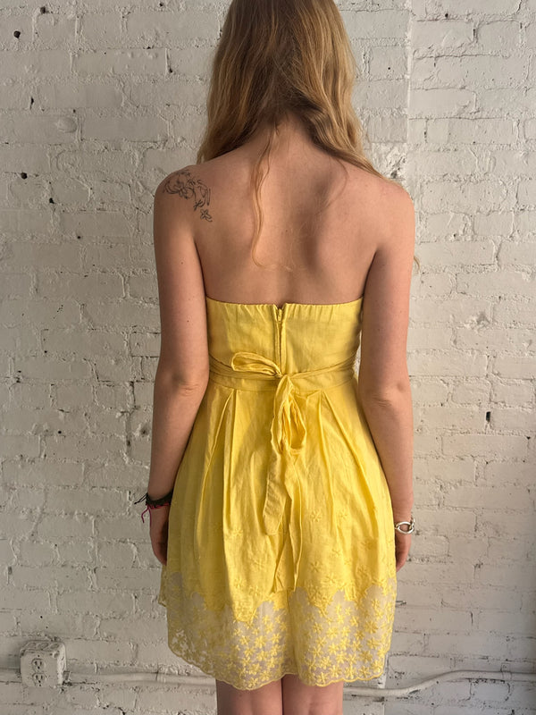 Vintage Yellow Dress