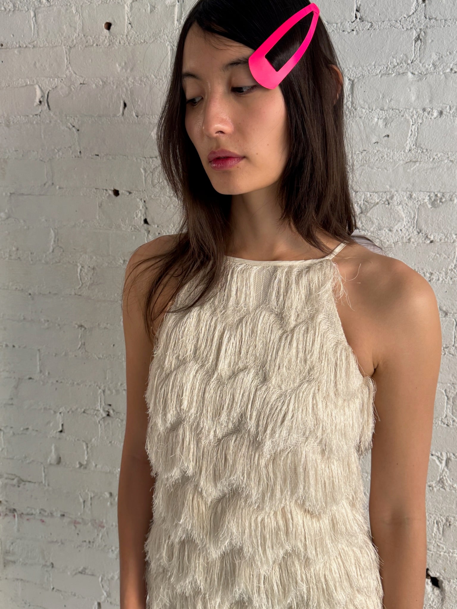 Vintage Fringe Mini Dress