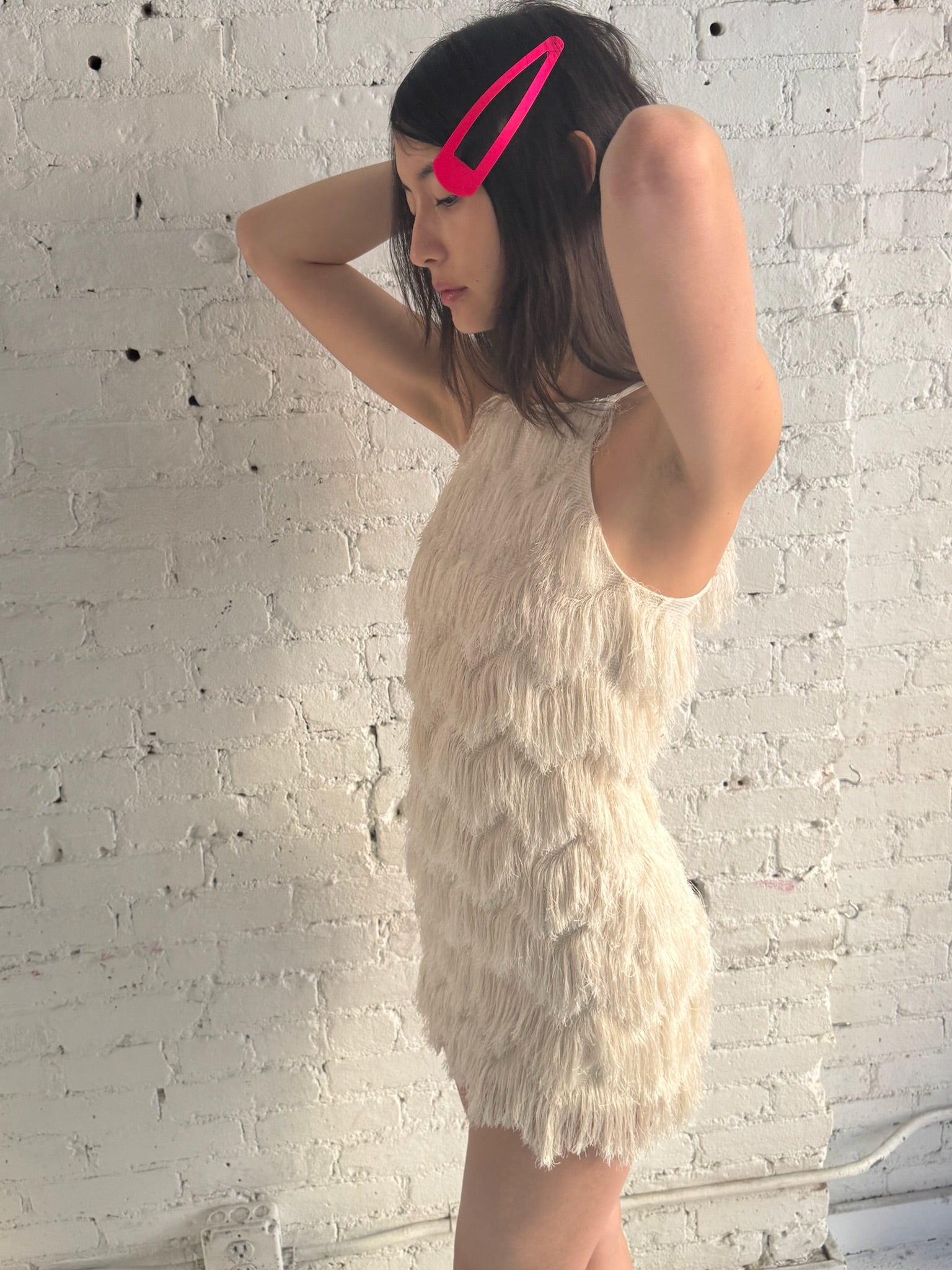 Vintage Fringe Mini Dress