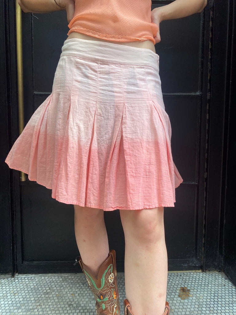 Gradient Blush Skirt