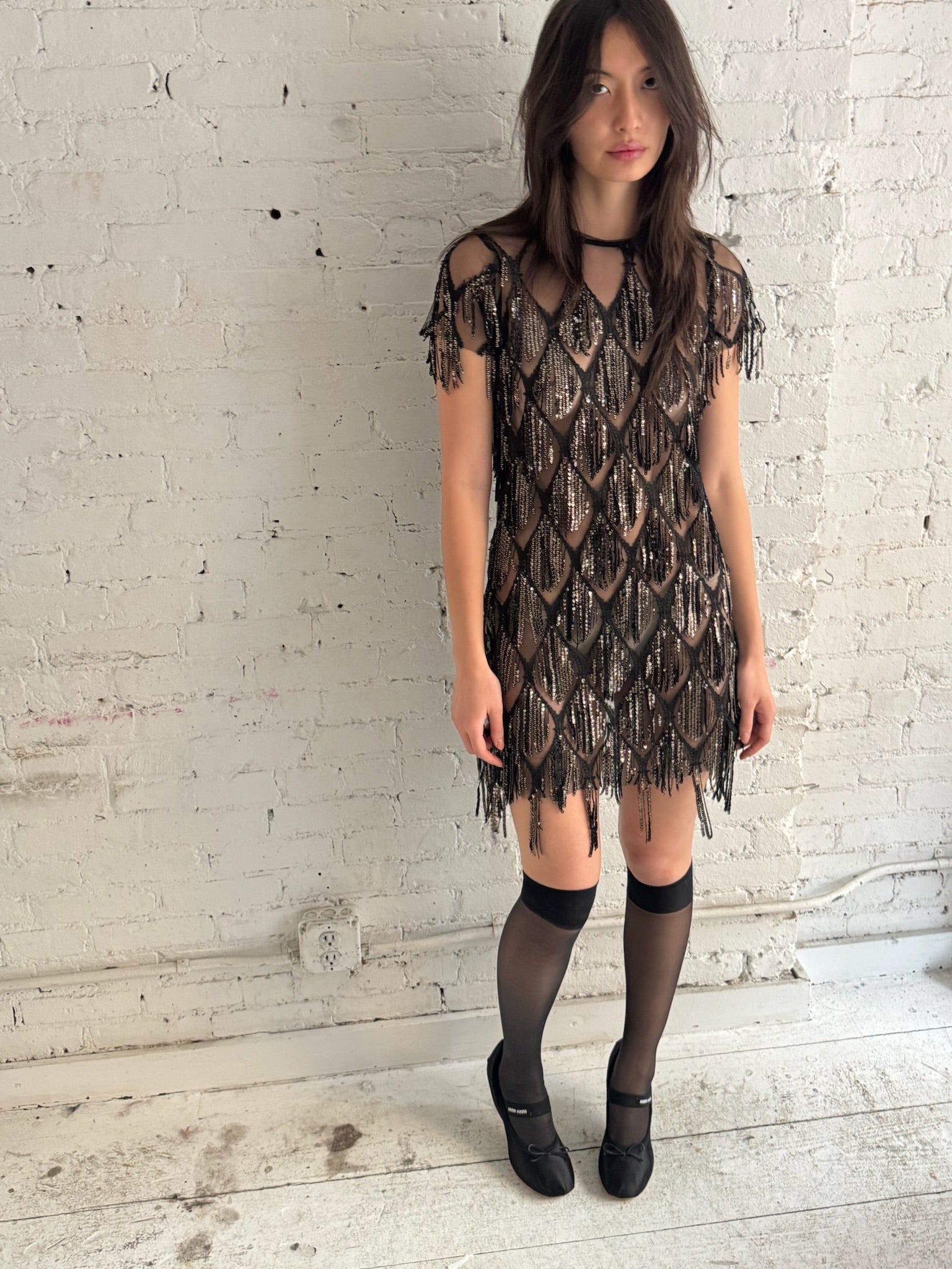 Vintage Fringe Dress