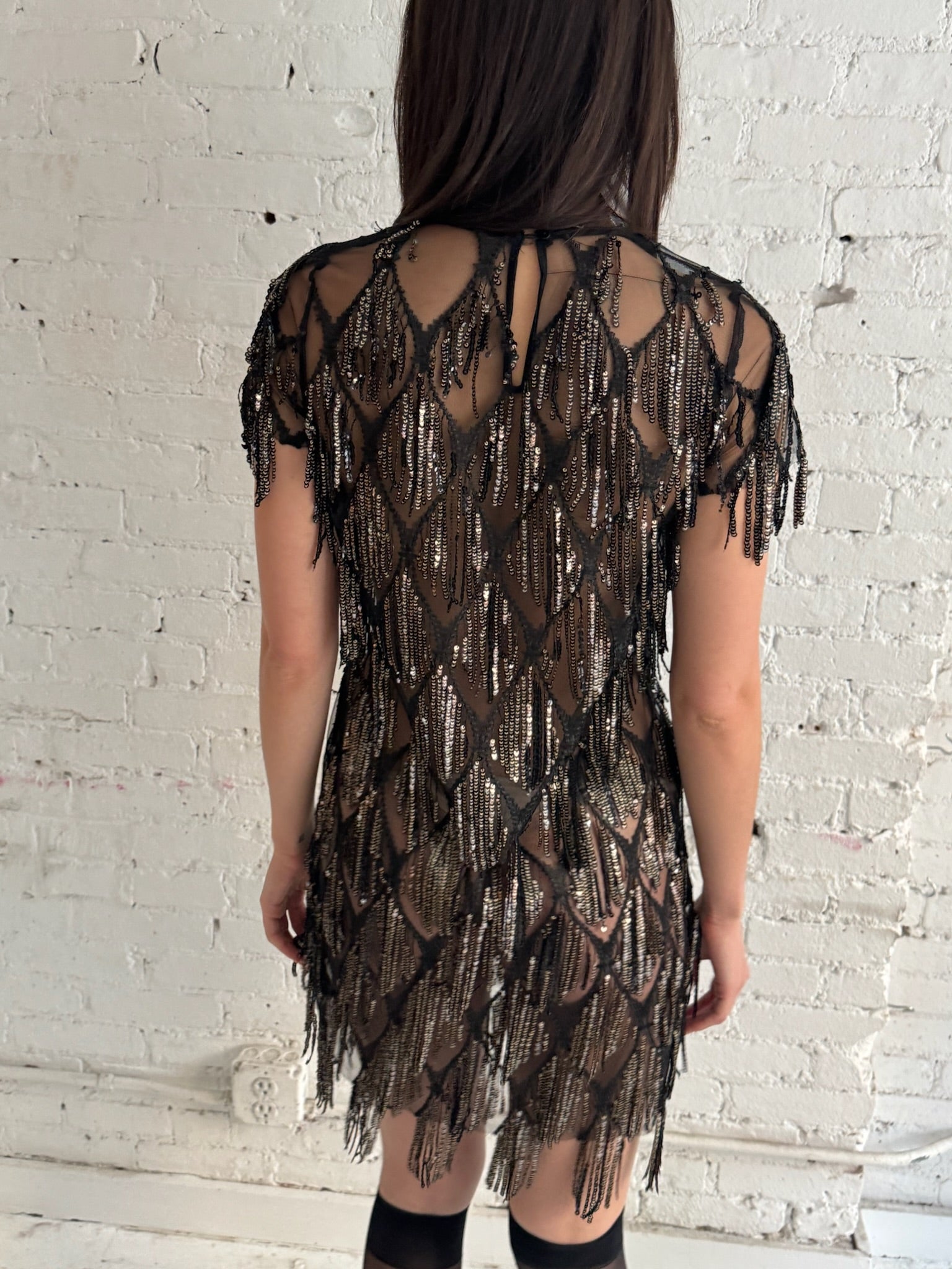 Vintage Fringe Dress