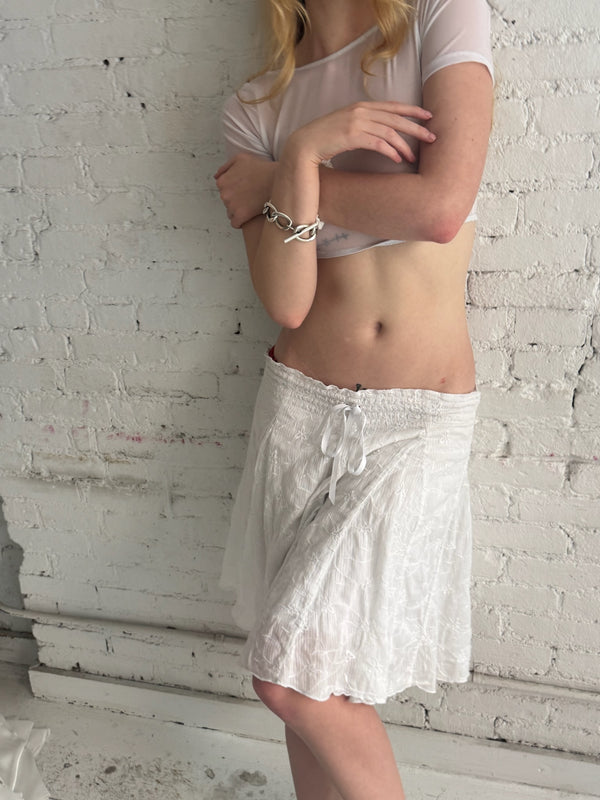 Vintage Eyelet Skirt