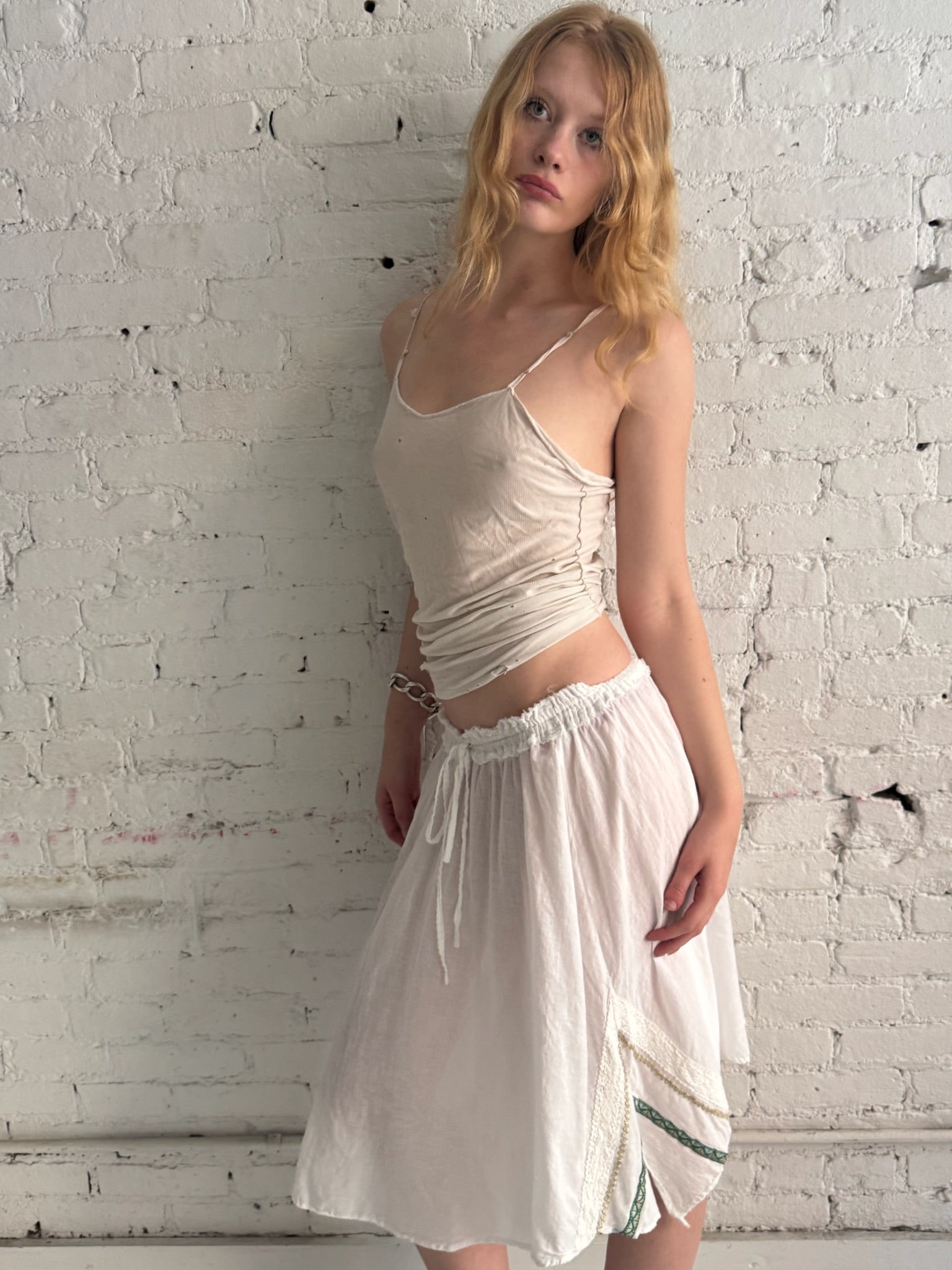 Vintage Sheer Cotton Skirt