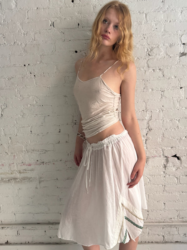 Vintage Sheer Cotton Skirt