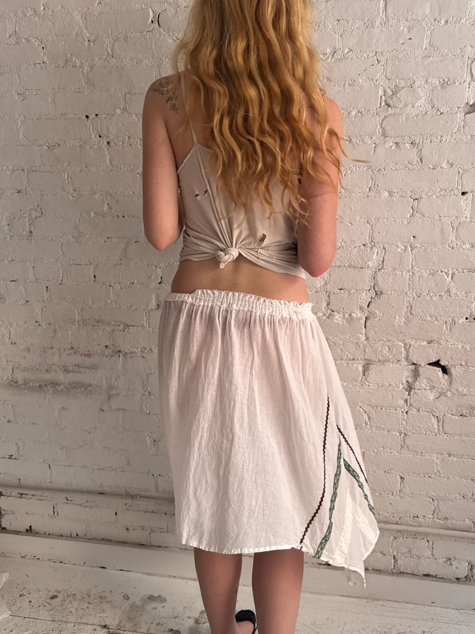 Vintage Sheer Cotton Skirt