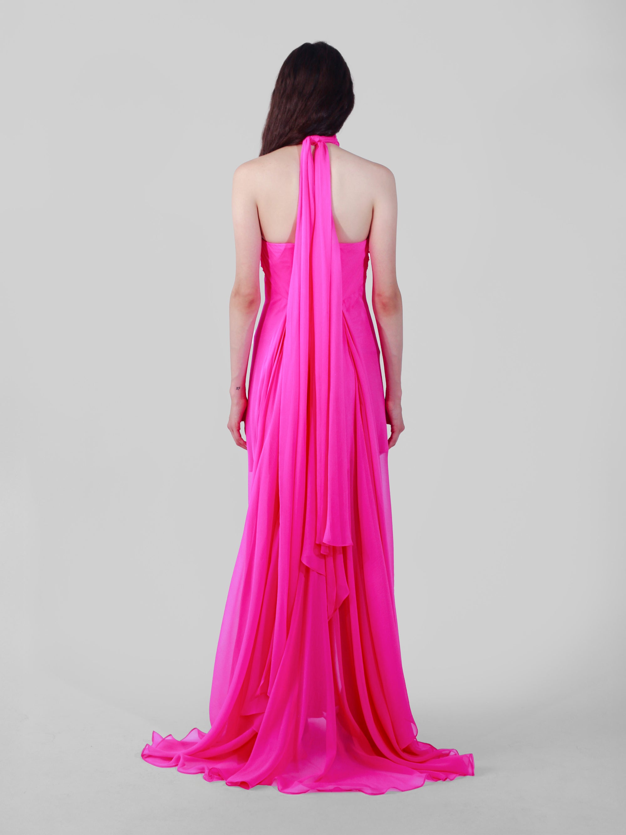 Luna Gown - Hot Pink