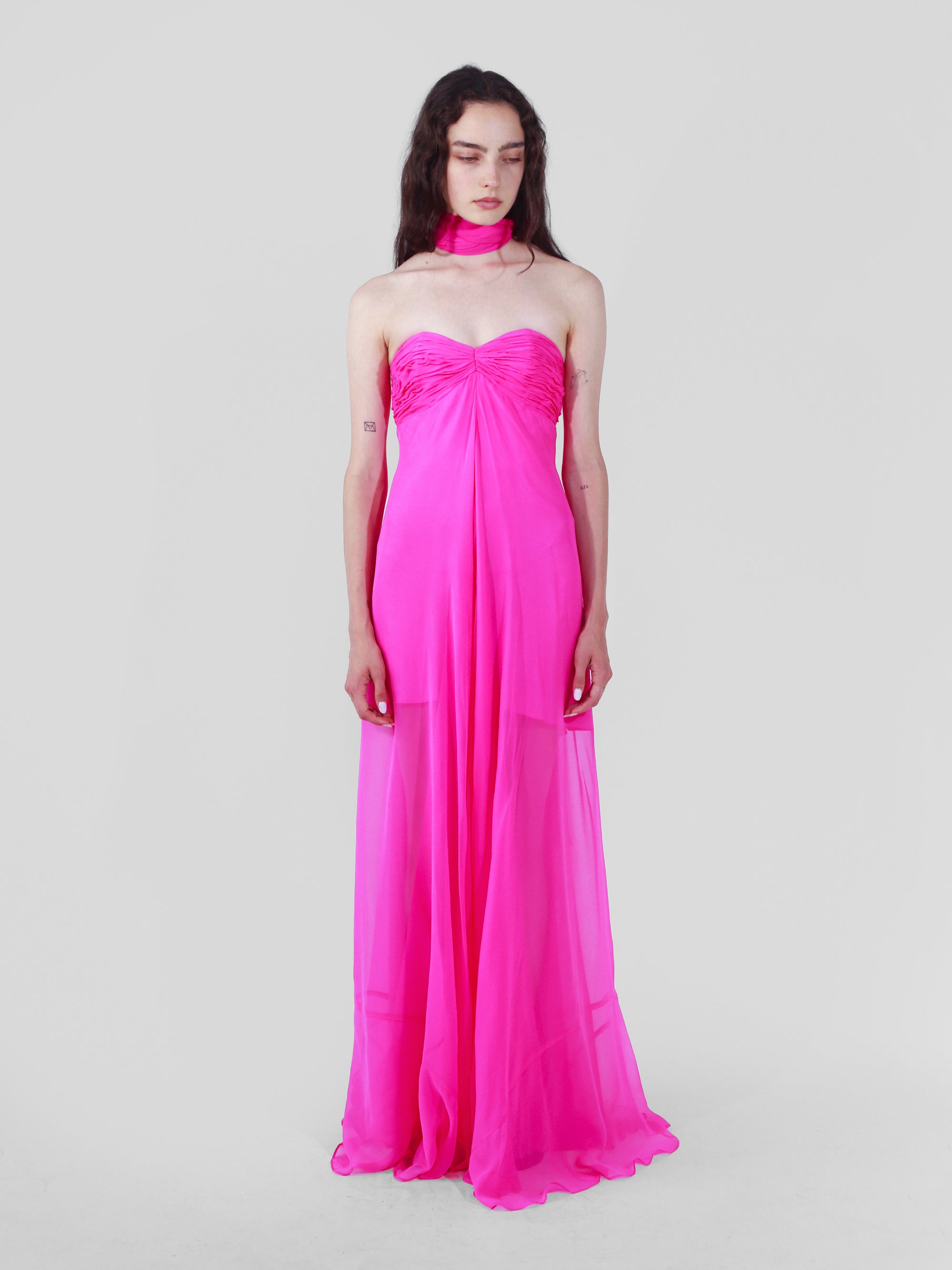 Luna Gown - Hot Pink