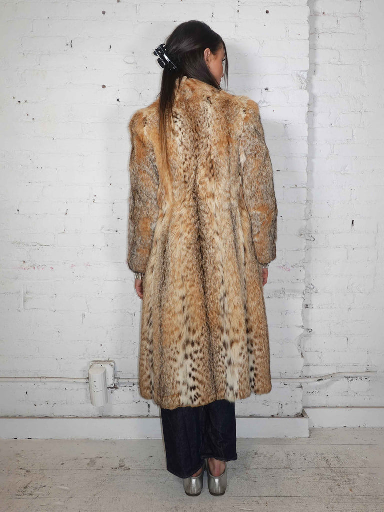 Brown Lynx Fur Coat