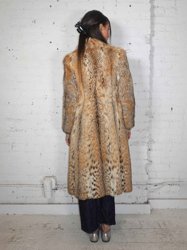 Brown Lynx Fur Coat