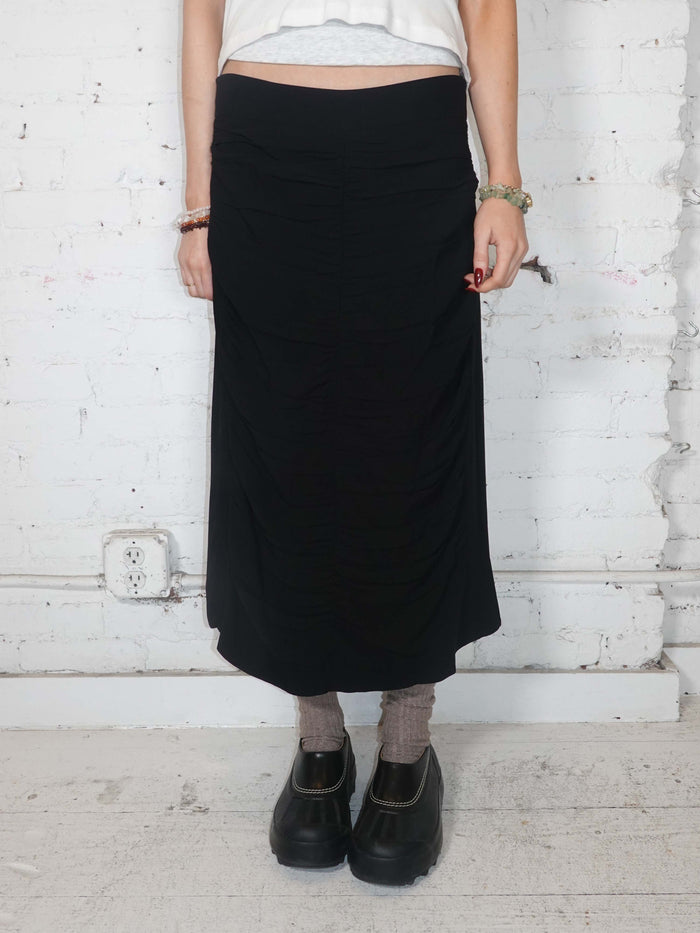 Marni Ruched Midi Skirt