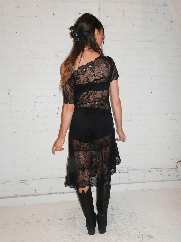 Midnight Veil Dress