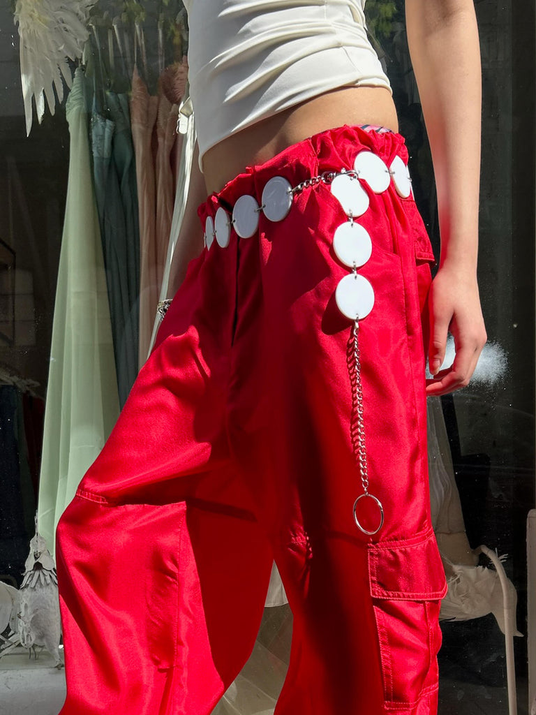 Vintage Milky Disco Belt