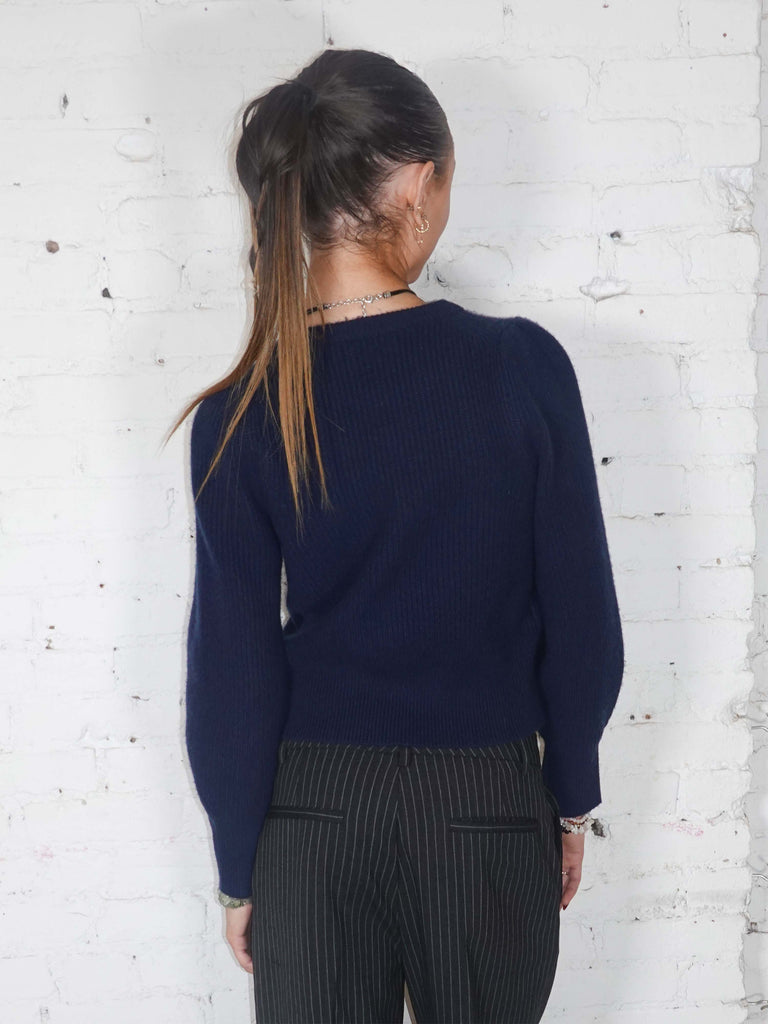 Nautical Navy Knit Sweater