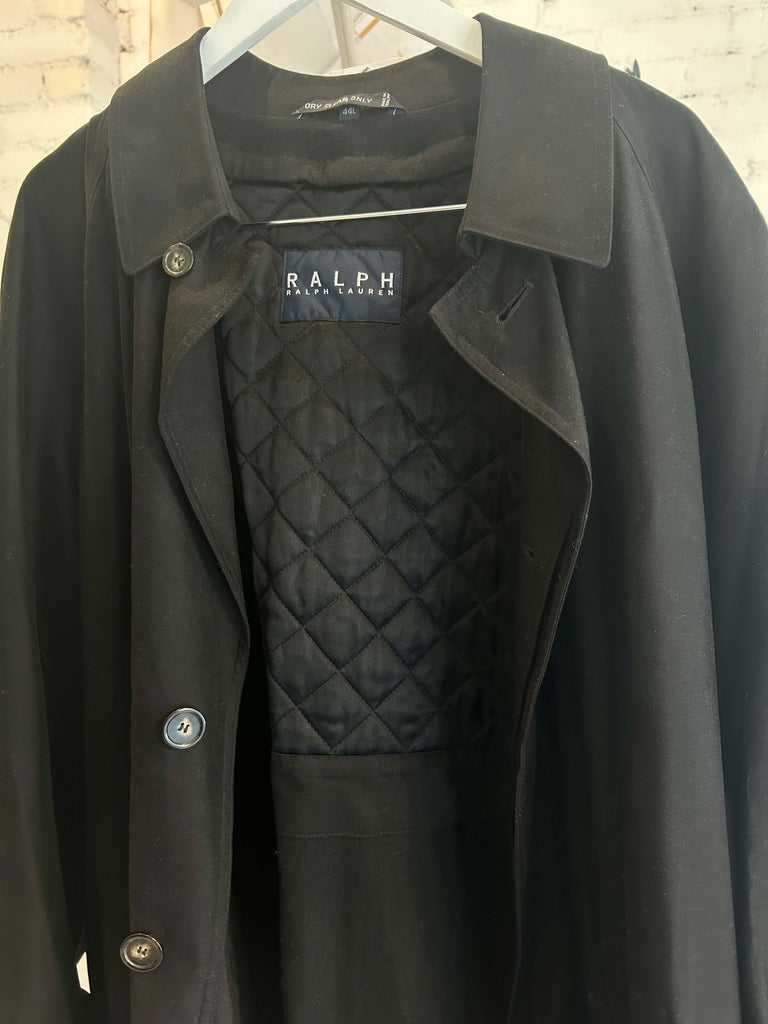 Ralph Lauren Black Trench Coat