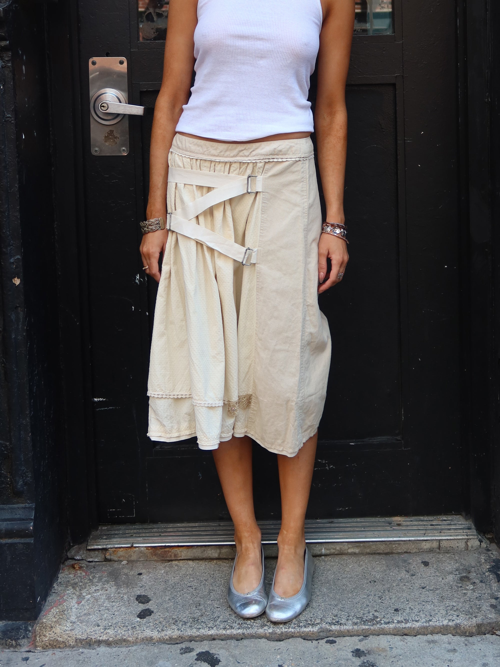 Vintage Buckled Princess Skirt