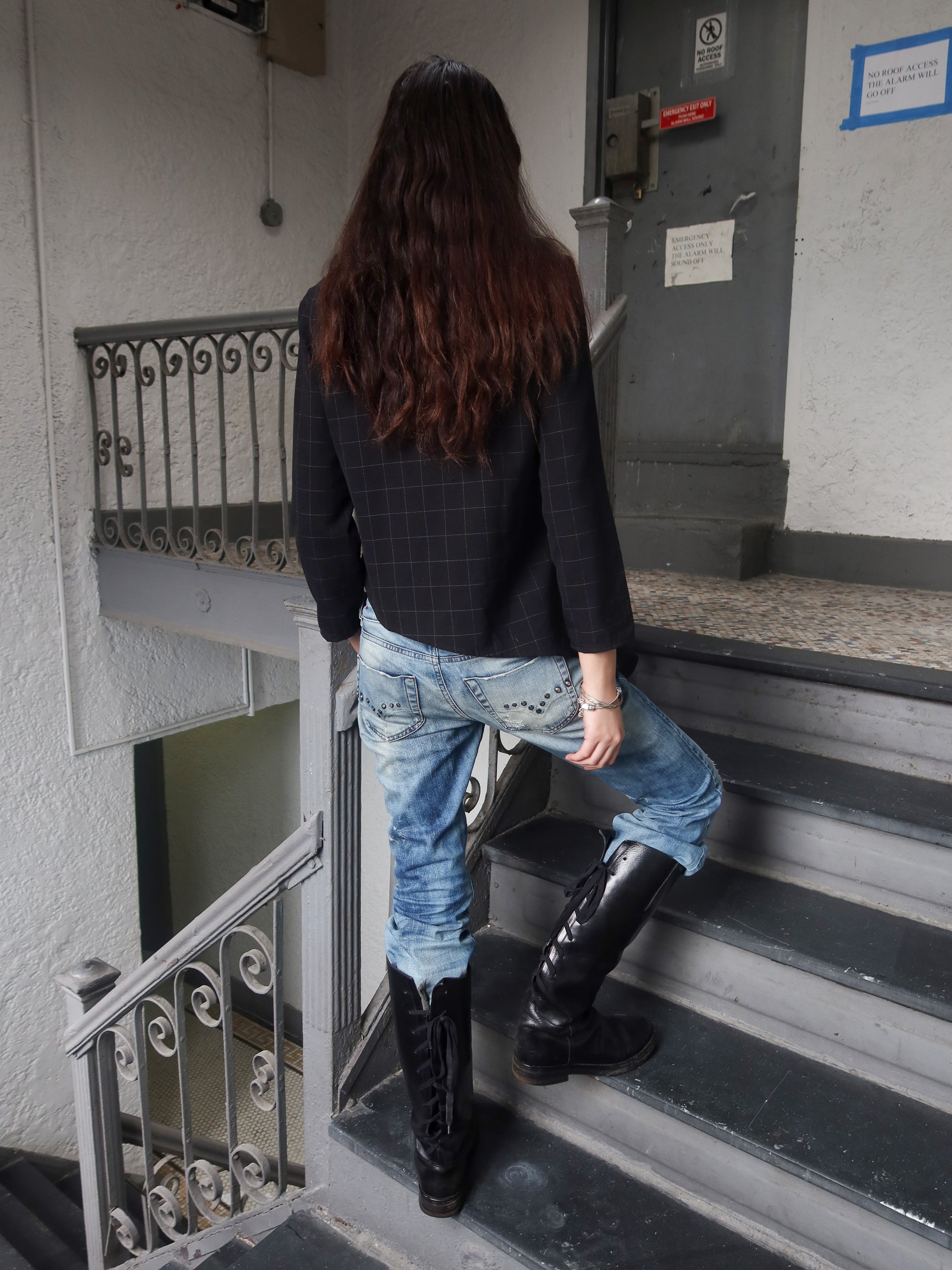 Vintage French Button Up