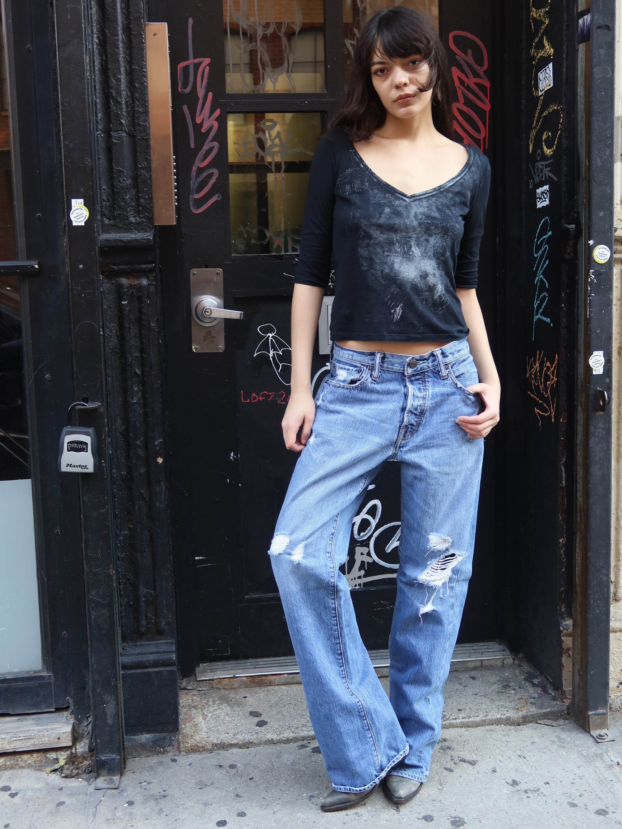 Vintage Abercrombie & Fitch Distressed Denim