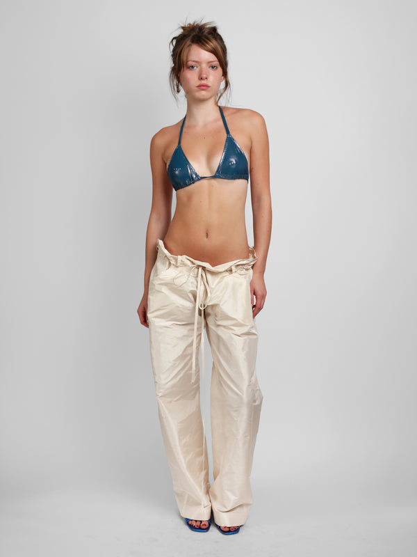 Bikini Top - Metallic Blue