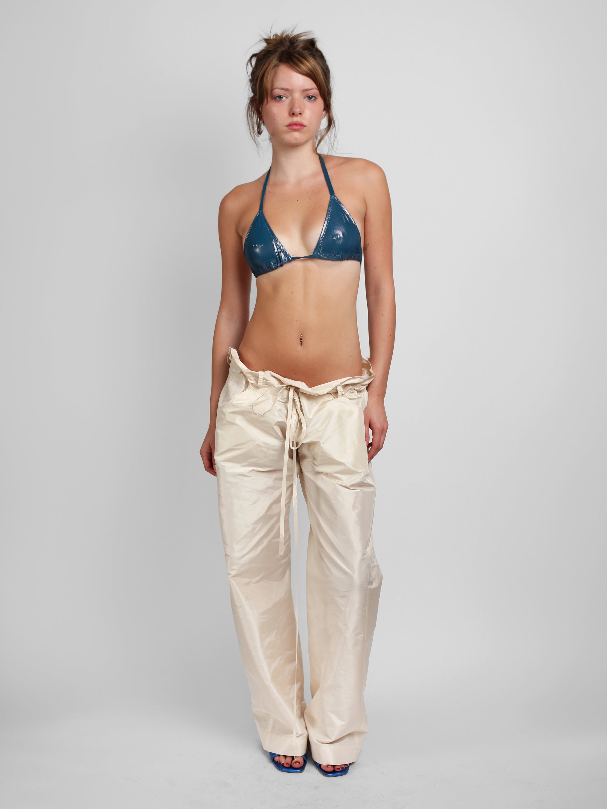 Taffeta Pant - Champagne