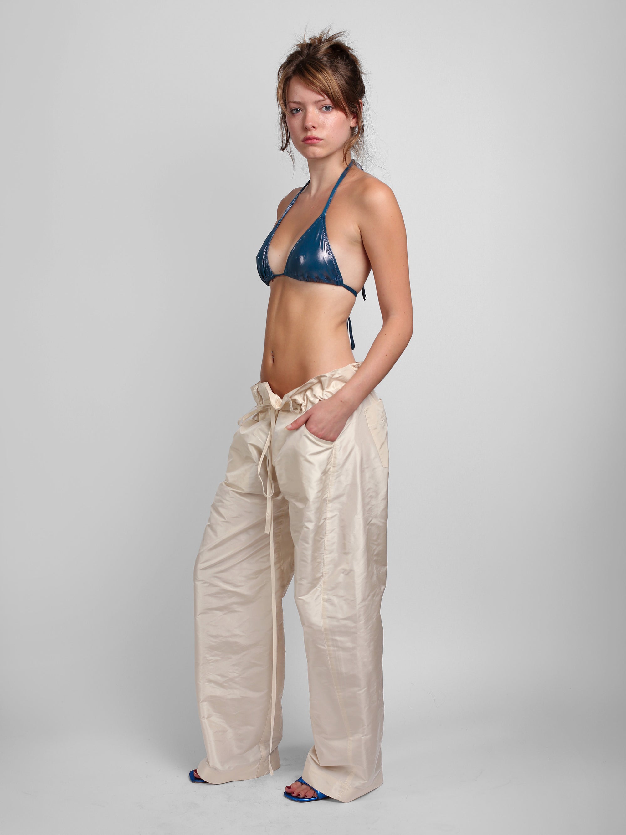 Bikini Top - Metallic Blue