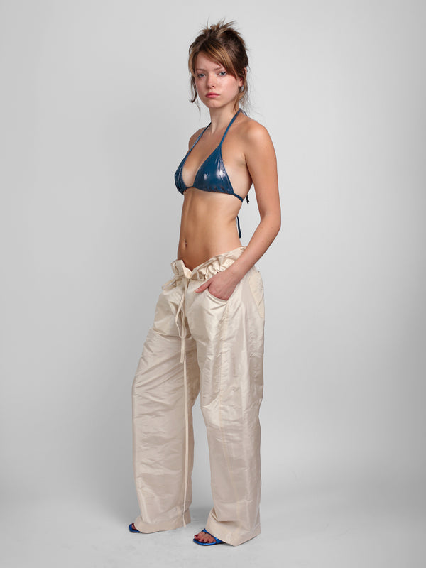 Bikini Top - Metallic Blue