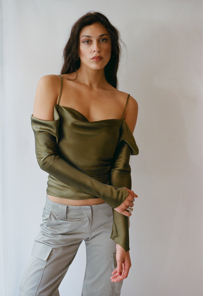 Betsy Top - Army Green