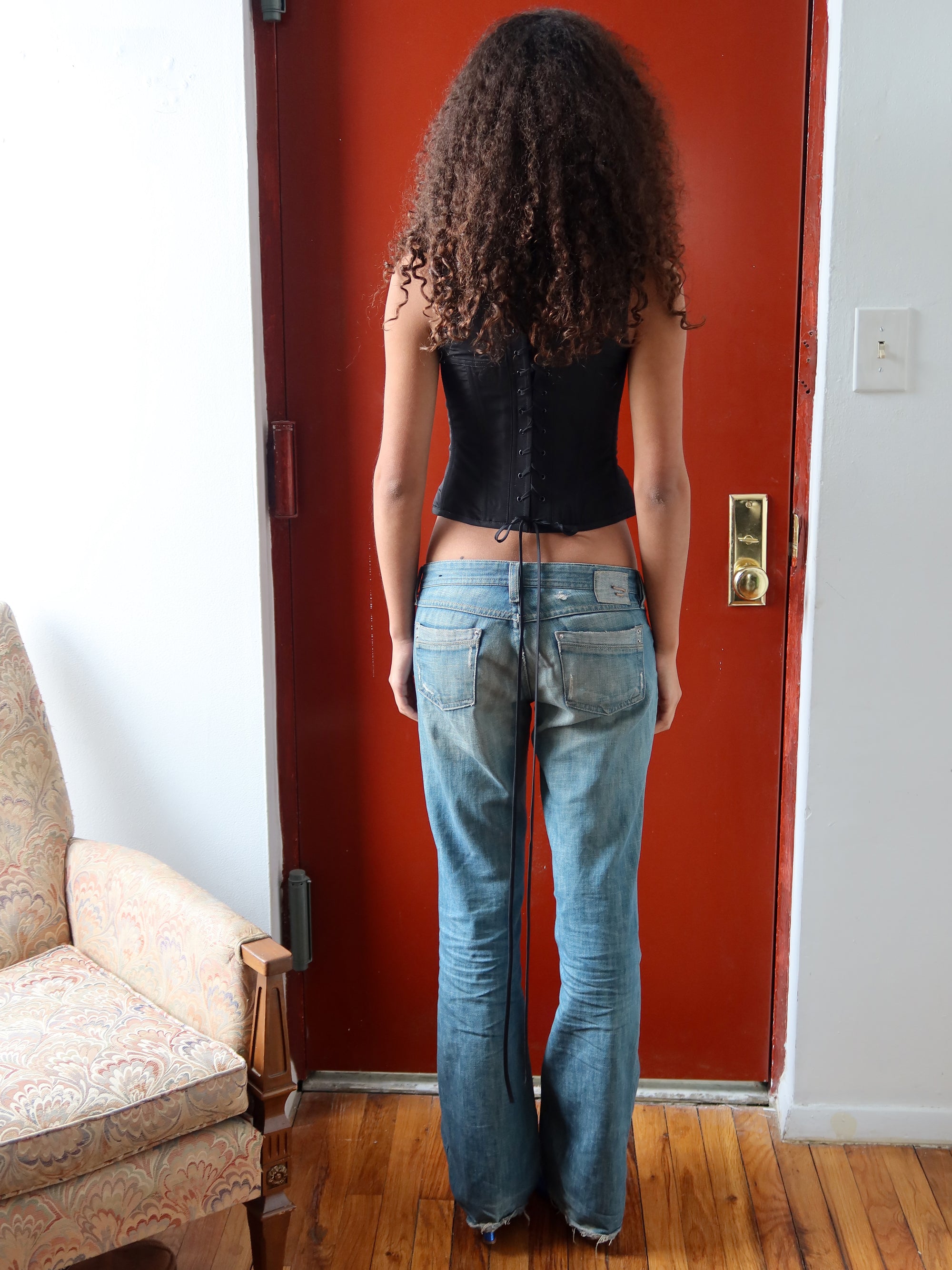 Buckle Corset - Black