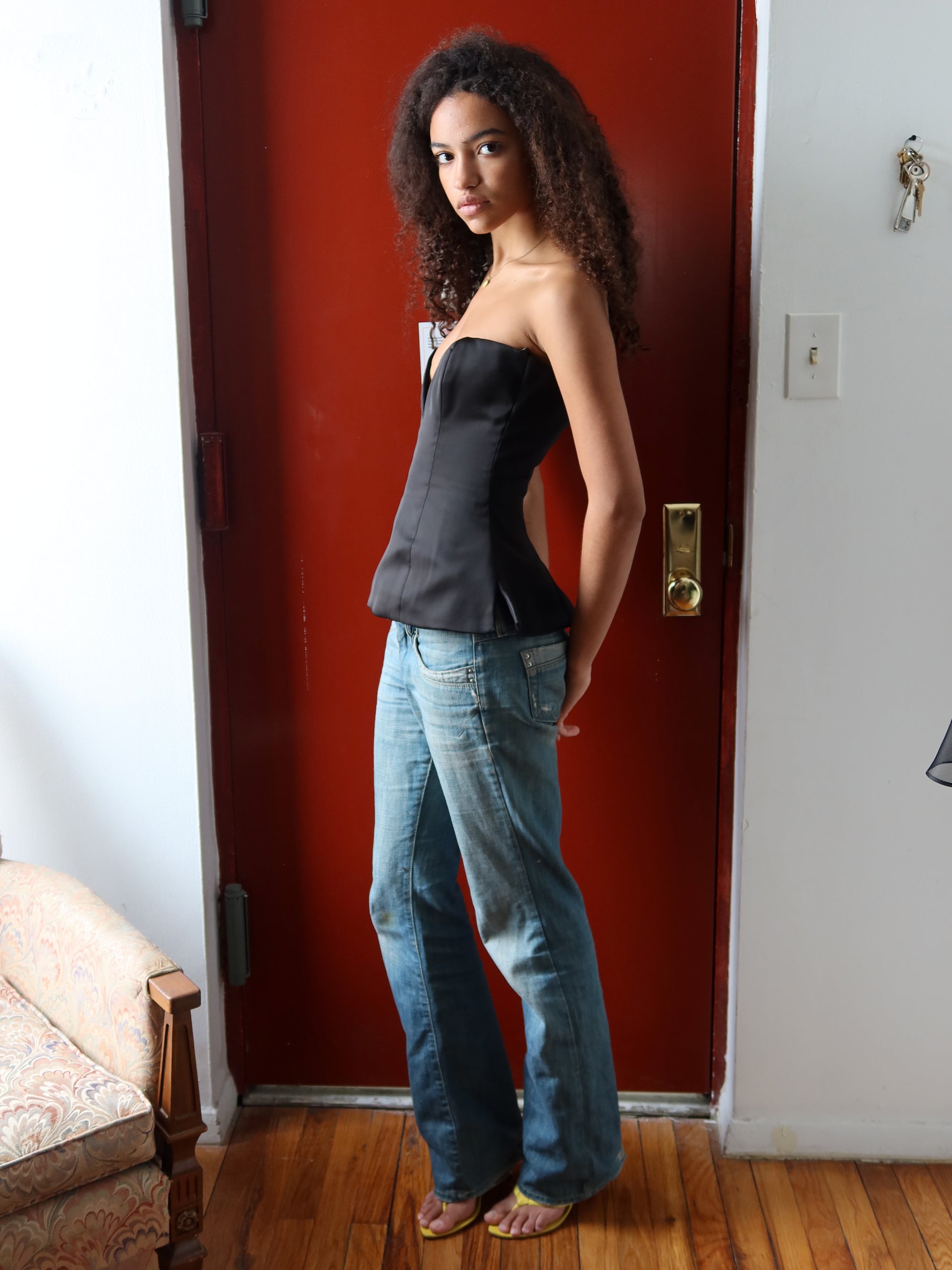 MMJ Bustier Top - Black