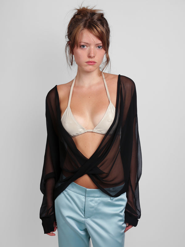 Wrap Top - Black
