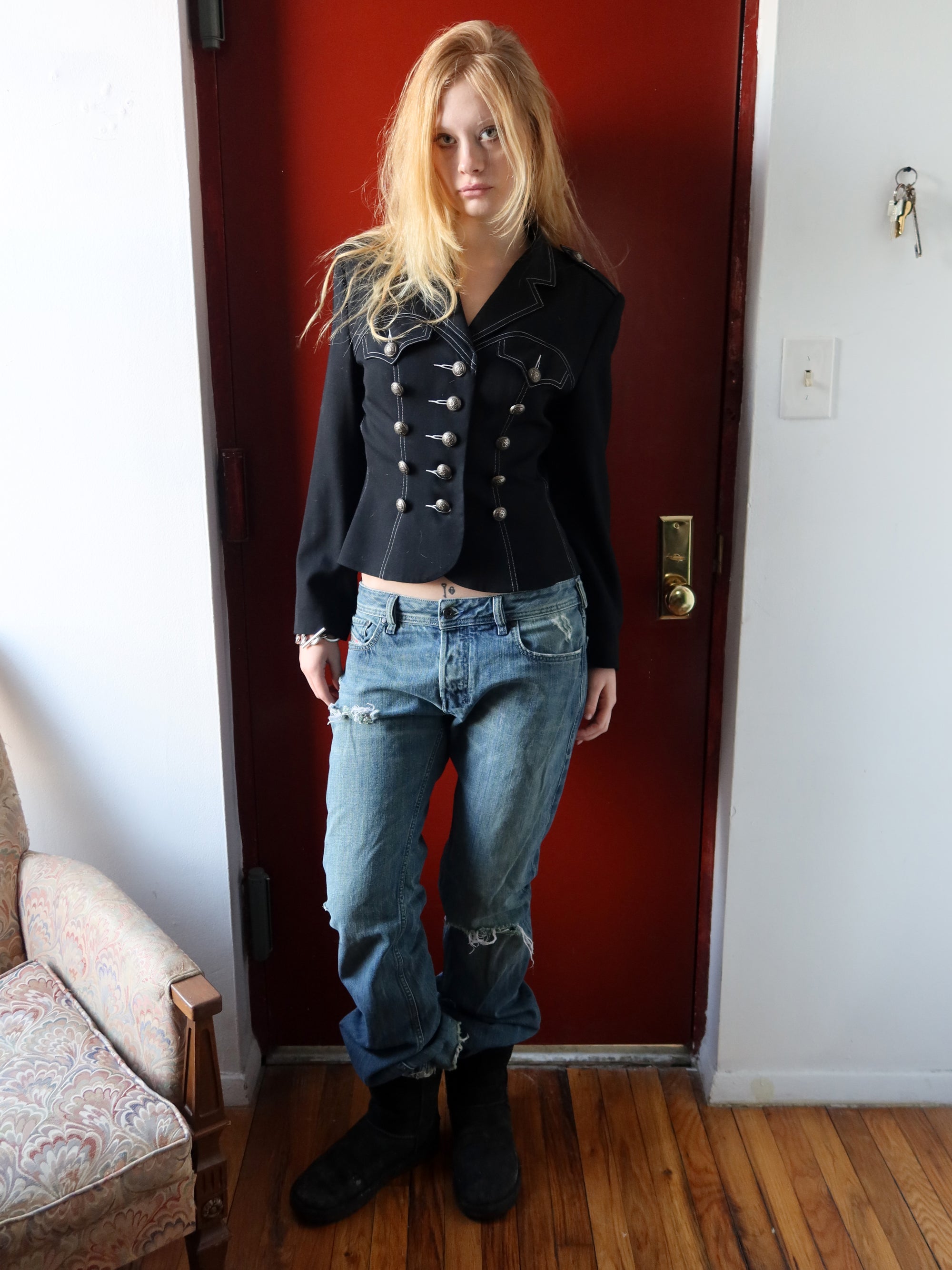 Vintage Black Western Jacket