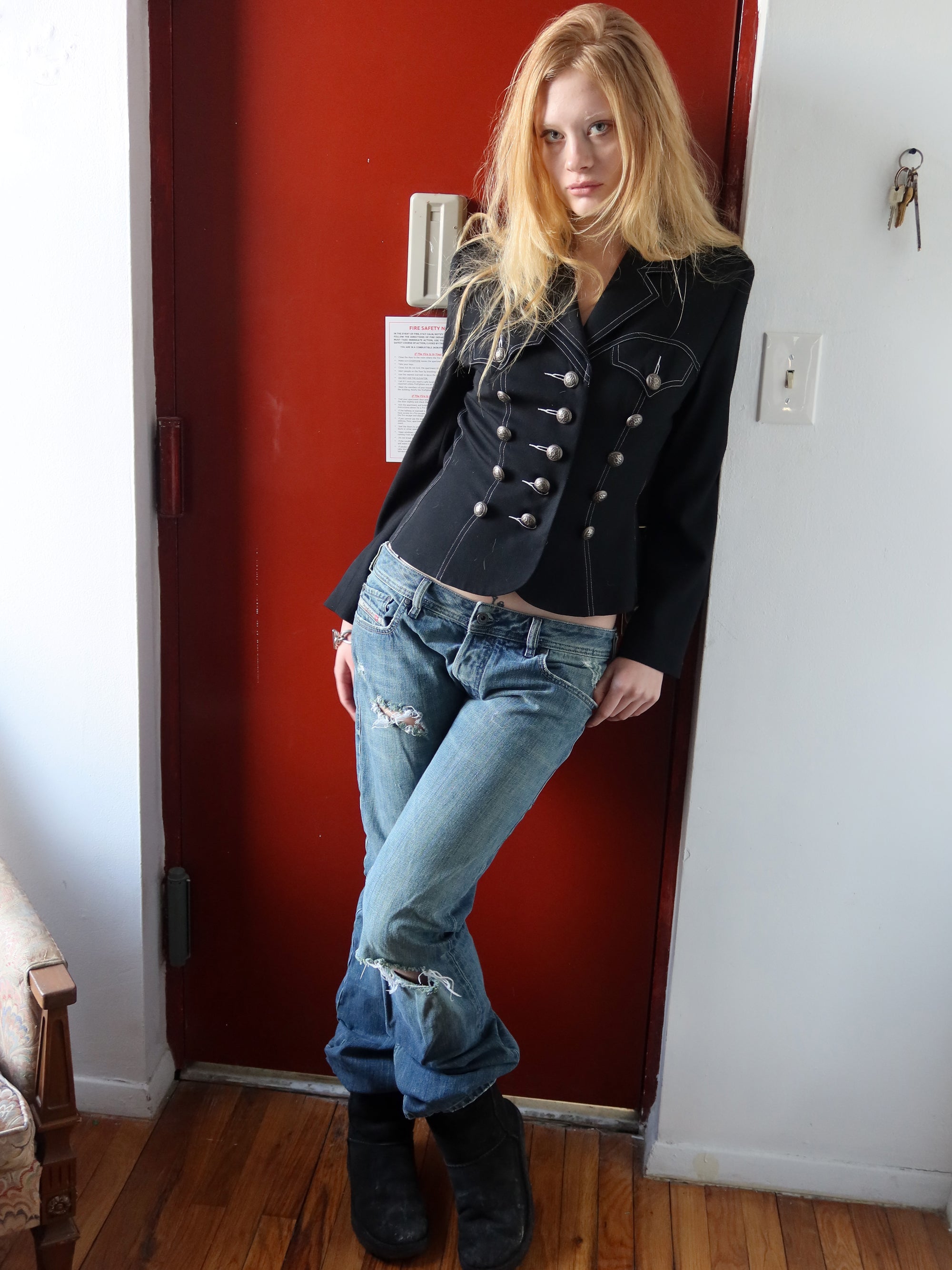 Vintage Black Western Jacket