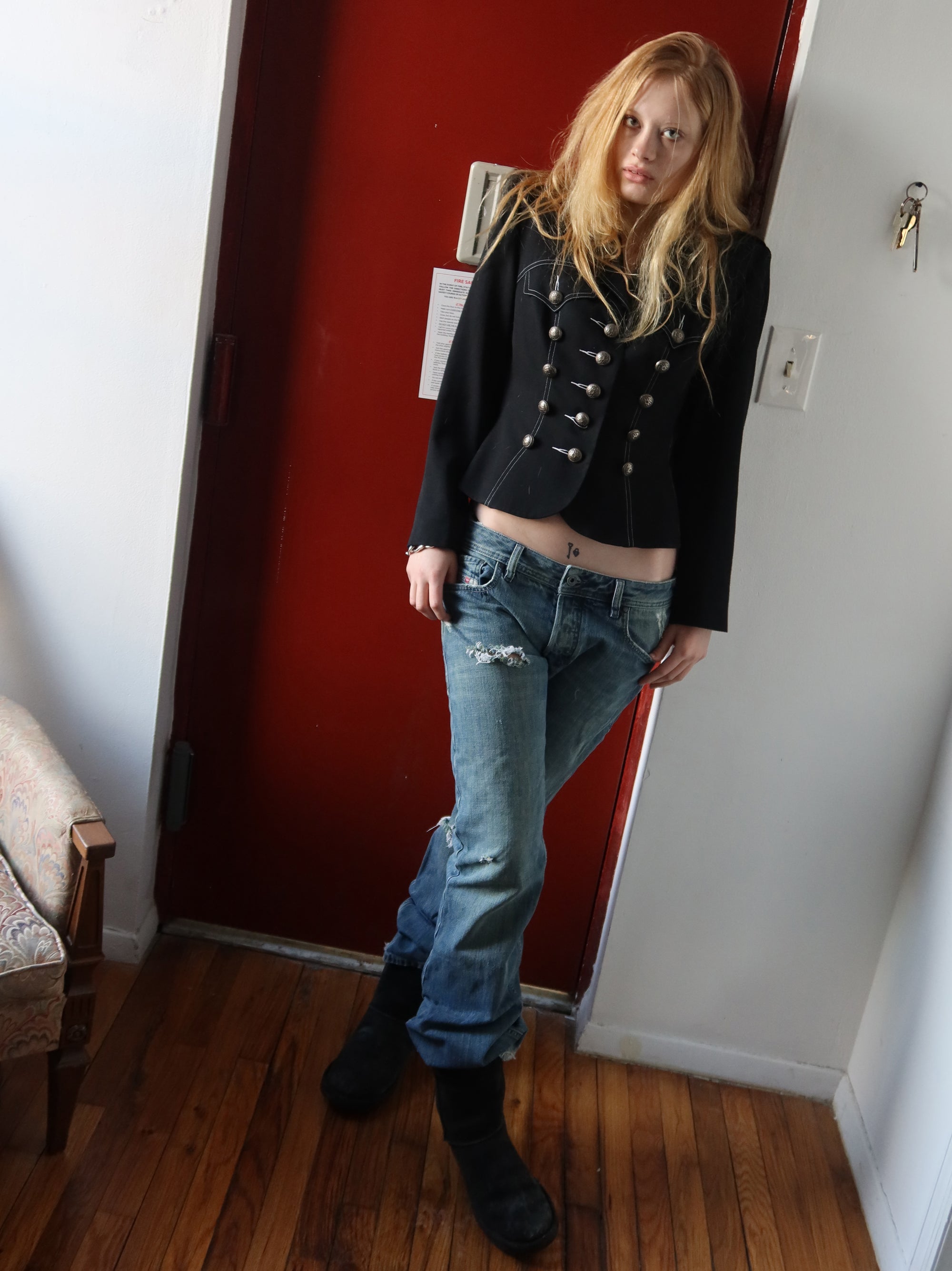 Vintage Black Western Jacket