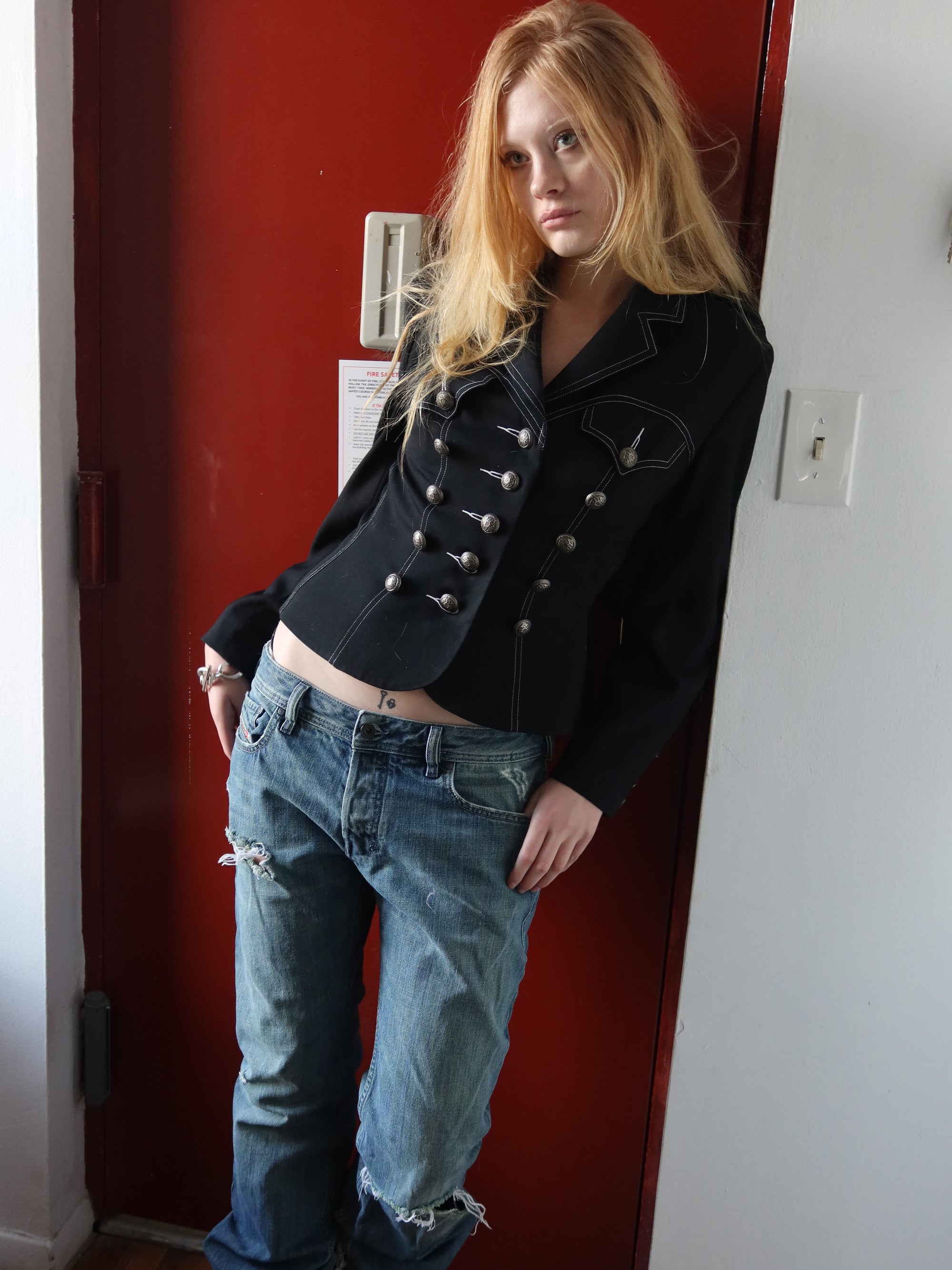 Vintage Black Western Jacket