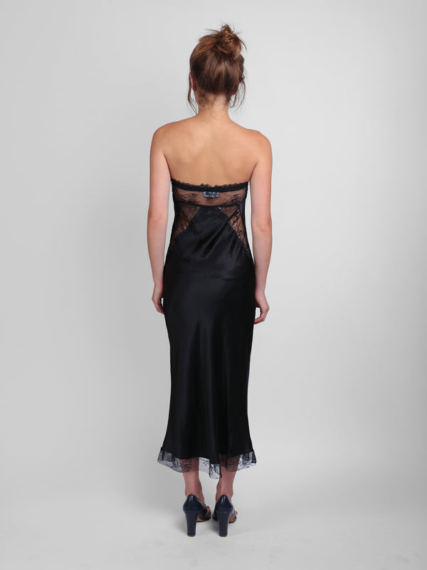 Fleur Tube Slip - Black