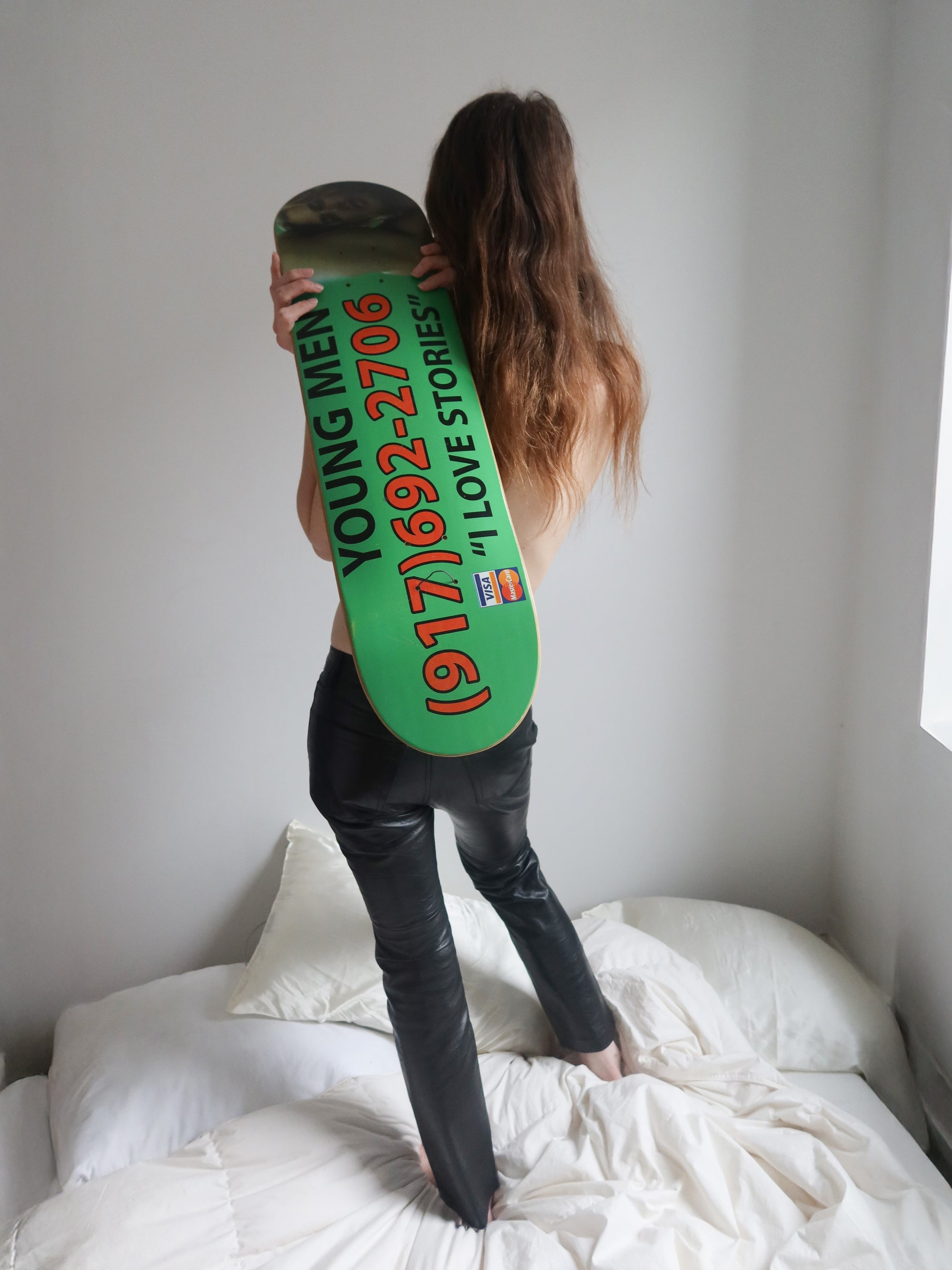 Vintage Black Leather Pants