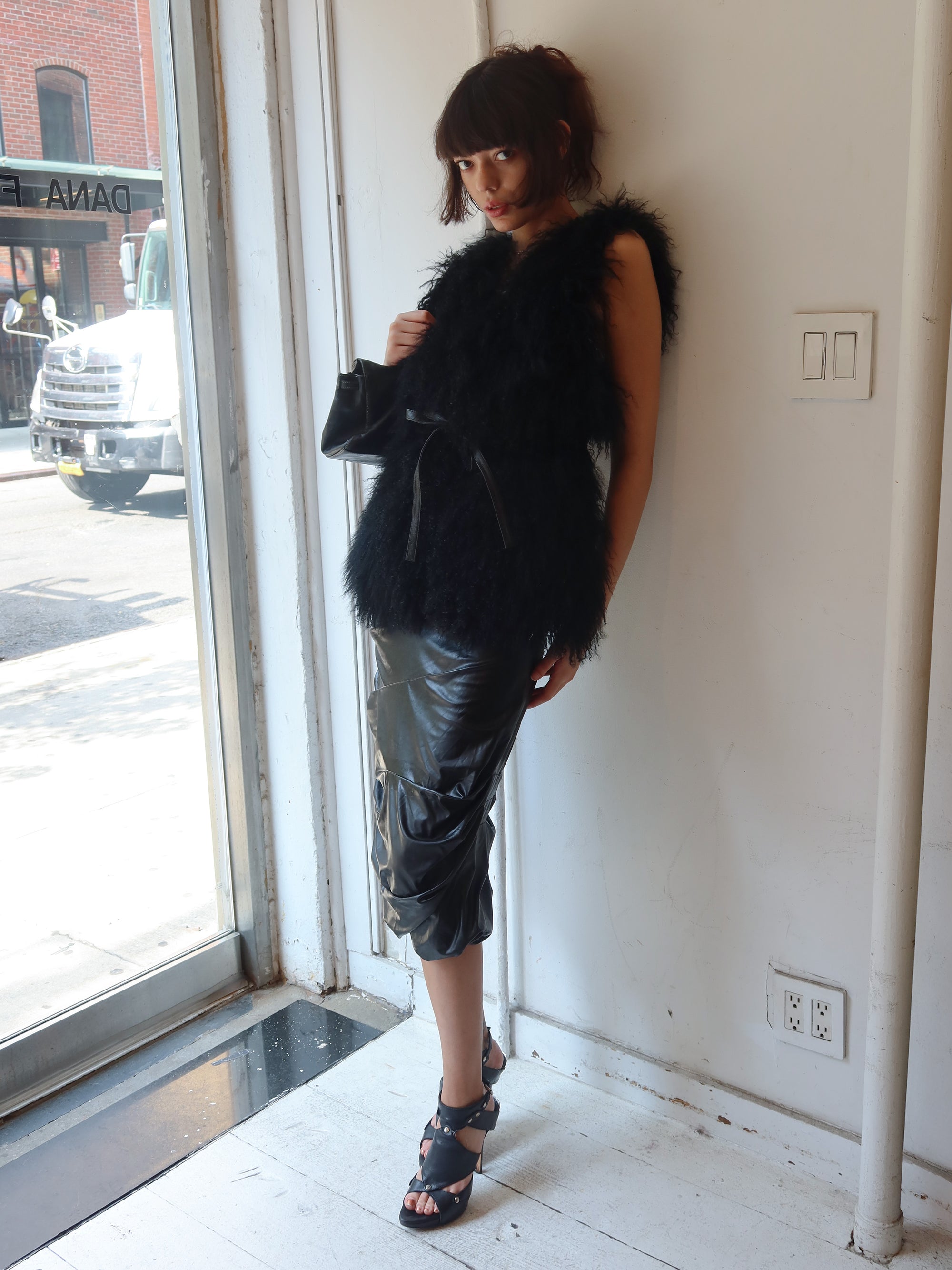 Vintage Shearling Vest