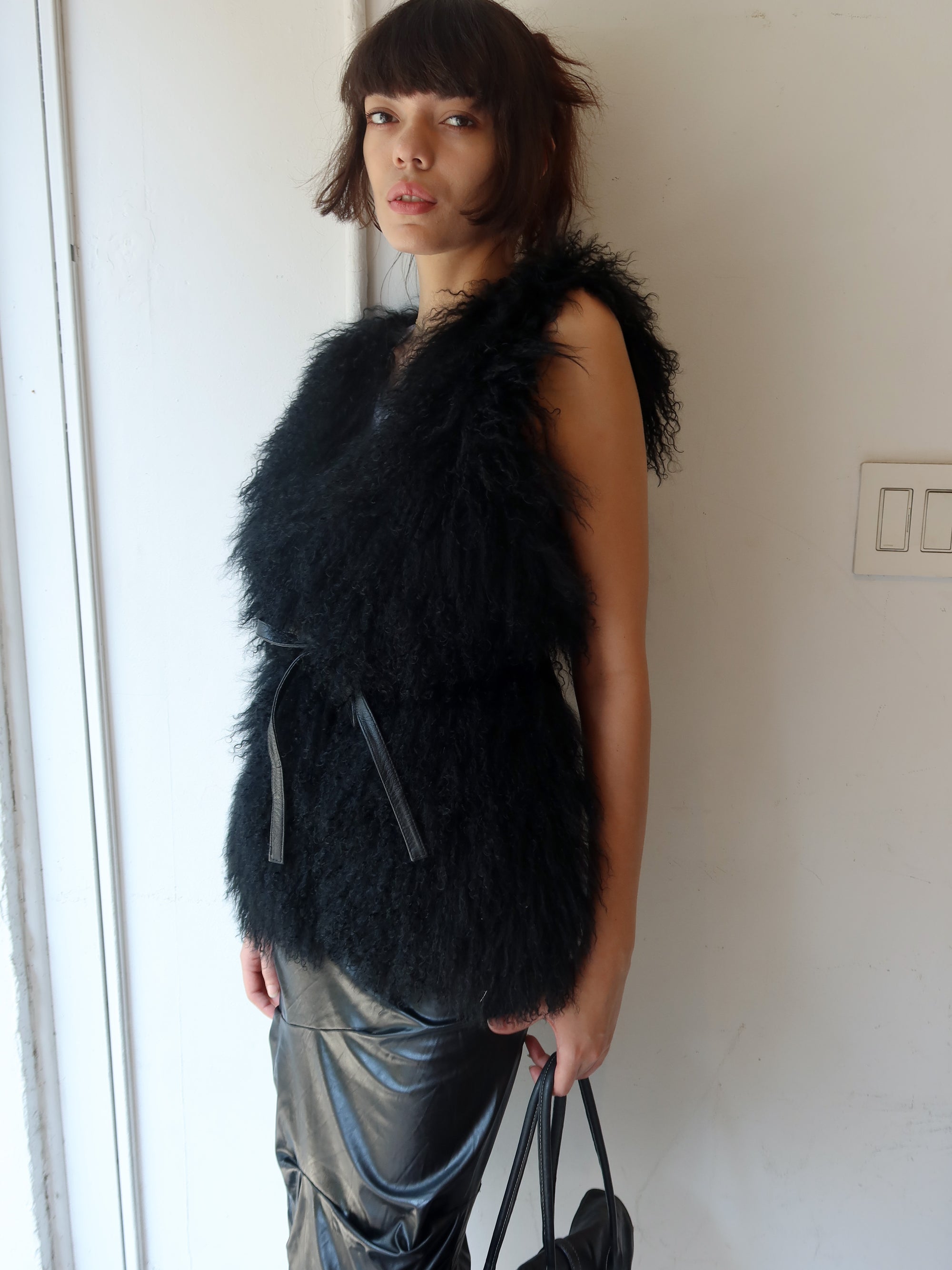 Vintage Shearling Vest