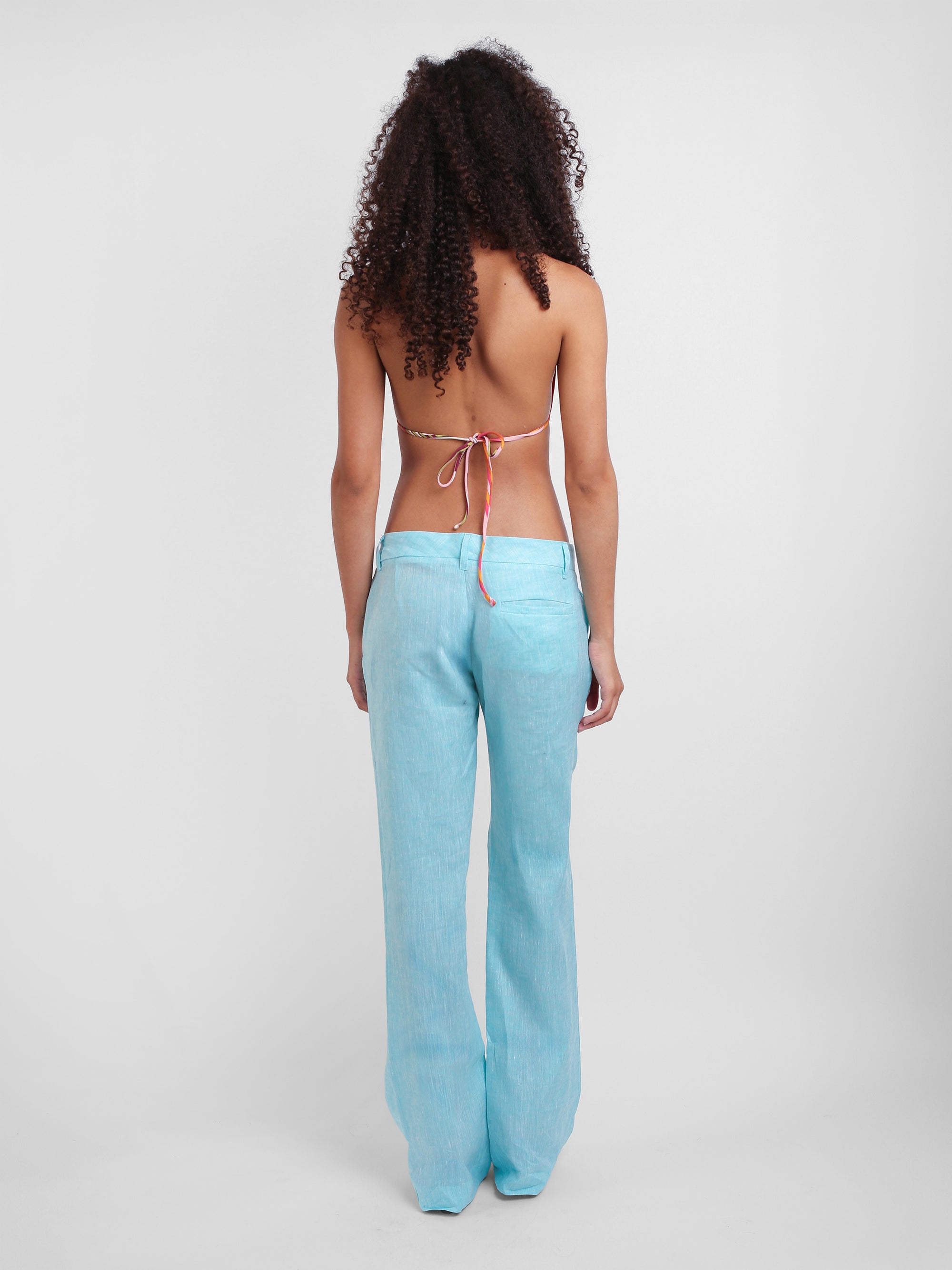 G-Pant - Aquamarine Linen