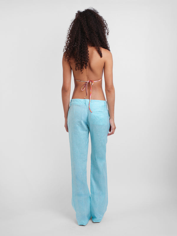 G-Pant - Aquamarine Linen