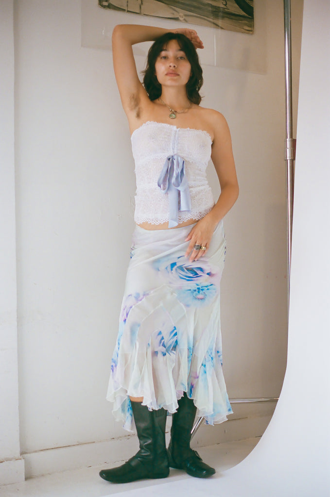 Frida Skirt - Blue Rose