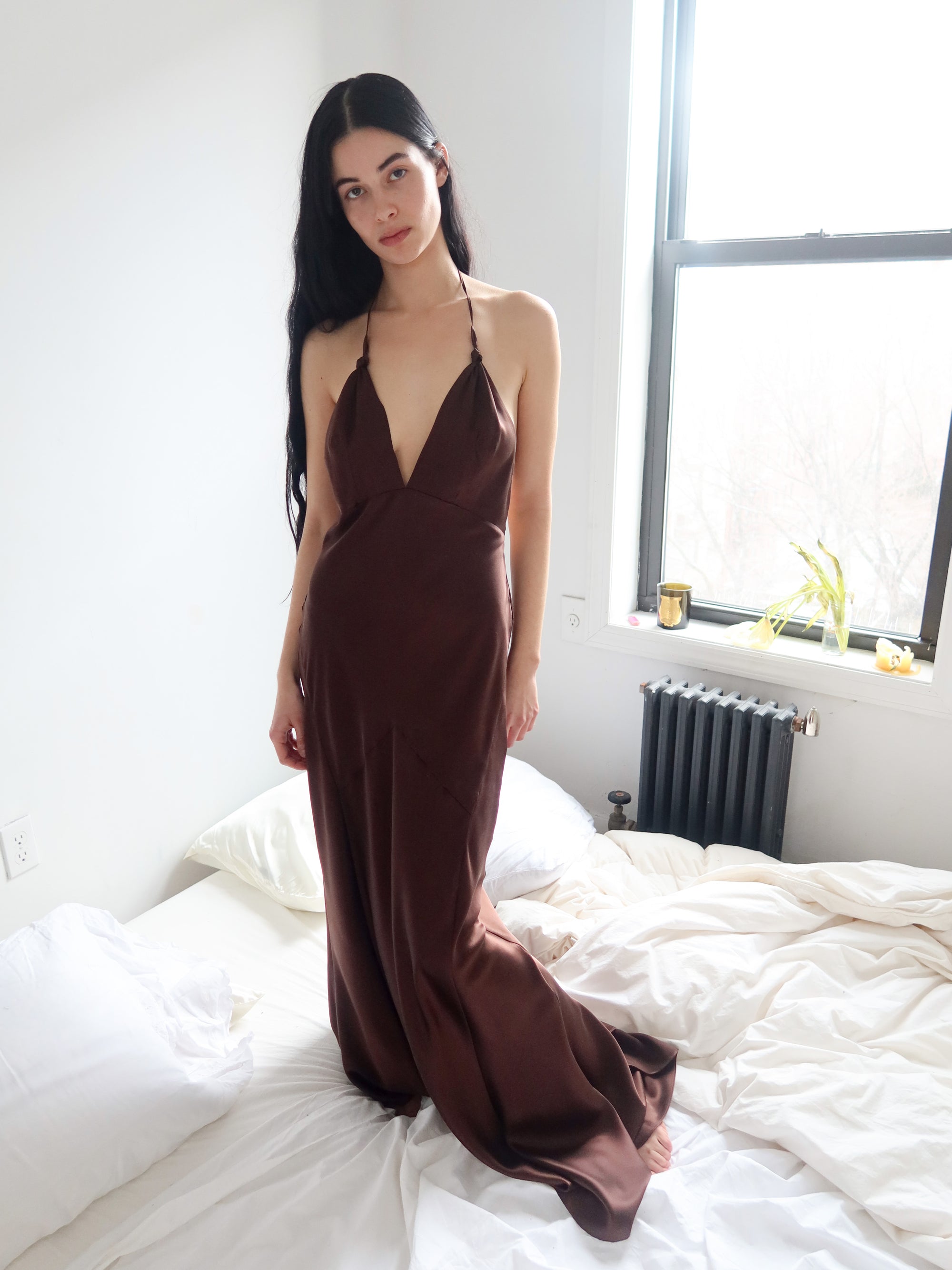 Boulevard Dress - Dark Brown