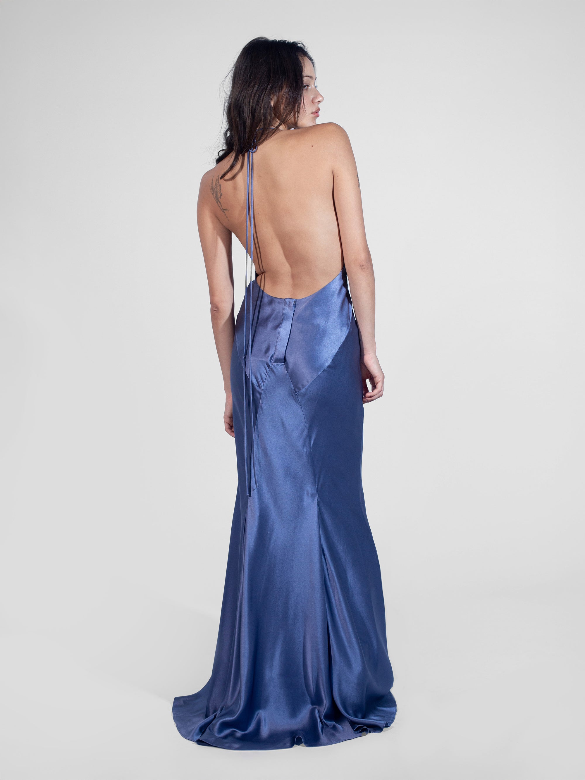 Boulevard Dress - Slate Blue