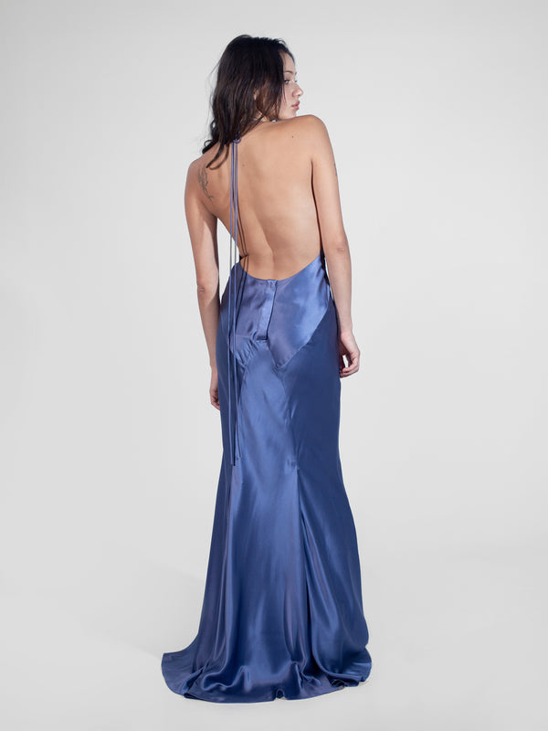 Boulevard Dress - Slate Blue