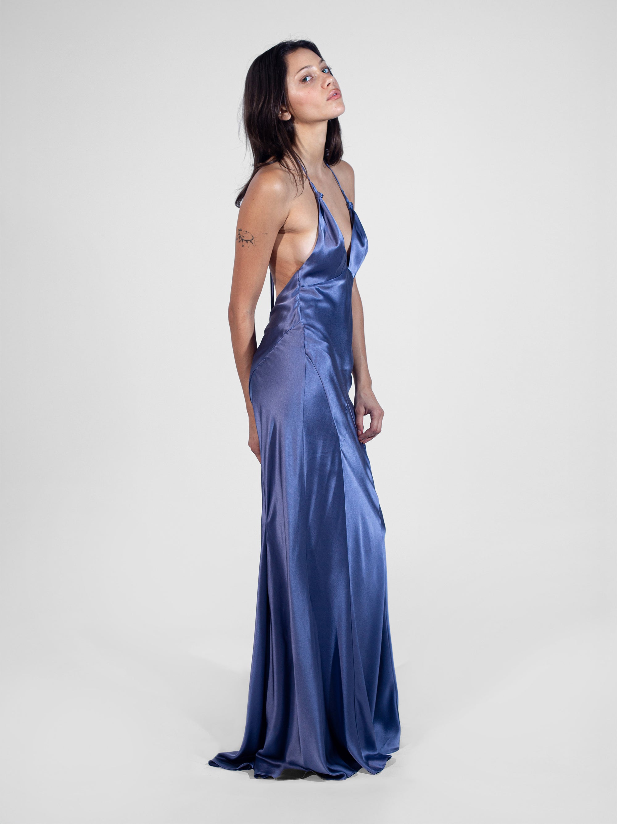 Boulevard Dress - Slate Blue