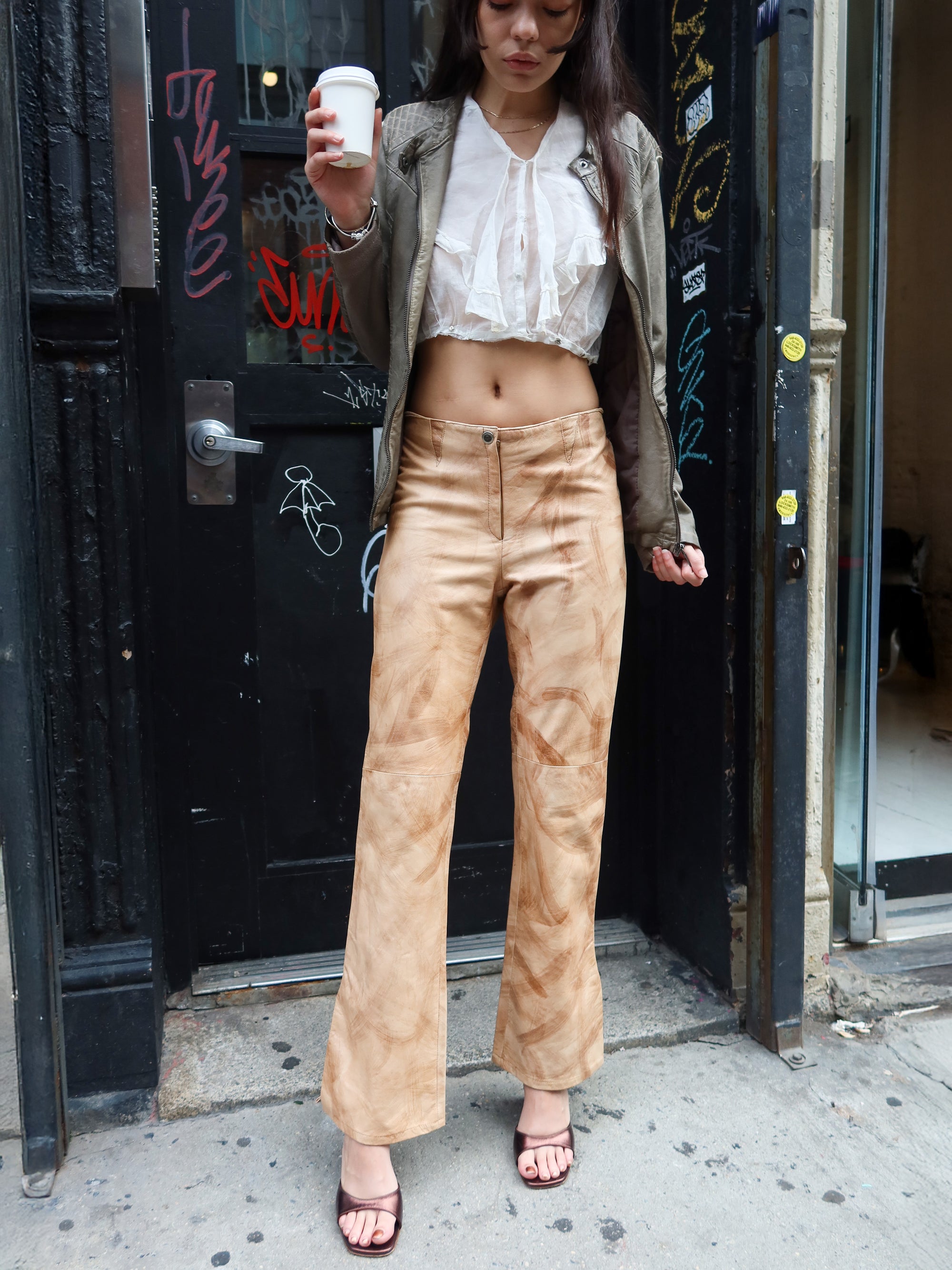 Vintage Italian Leather Pants