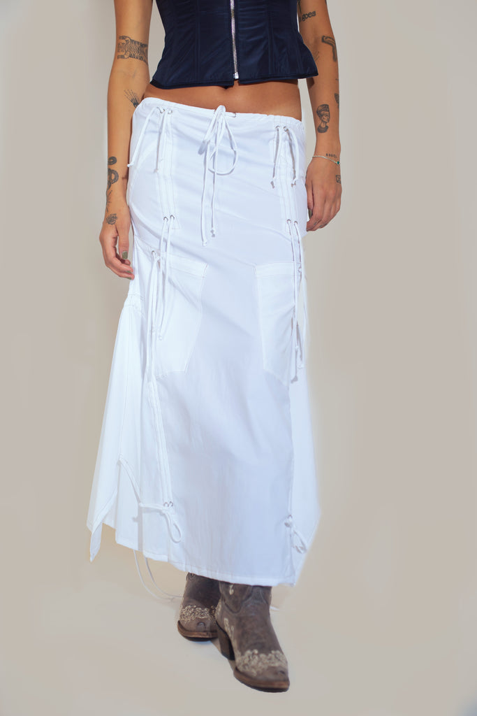 Bubblegum Skirt Dress - White