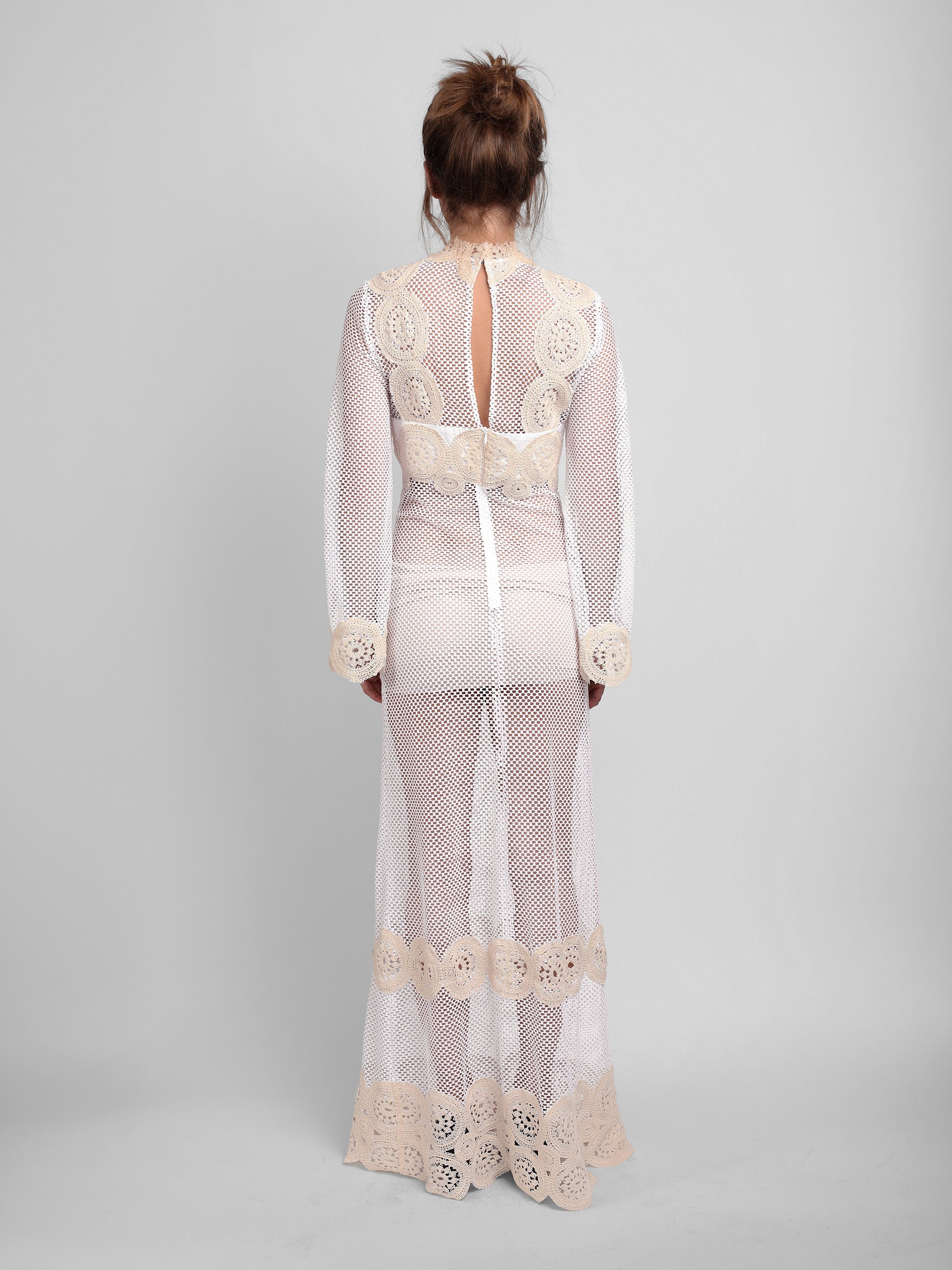 Antique Dress - White