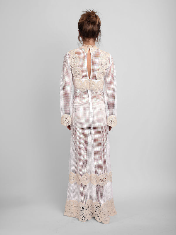 Antique Dress - White